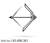 Стрелка. Arrow. Стоковое AI-изображение, AI-художник Irina Khaliavina / Фотобанк Лори