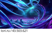 Абстрактная волна. Abstract wave. Стоковое AI-видео, аниматор Irina Khaliavina / Фотобанк Лори
