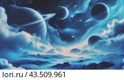 Космос. Space. Стоковое AI-видео, аниматор Irina Khaliavina / Фотобанк Лори