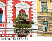 Особняк А. В. Целибеевой. "Особняк-Небылица" сказочный музей. Улица Некрасова, дом 14 Б. Санкт-Петербург (2024 год). Редакционное фото, фотограф E. O. / Фотобанк Лори