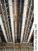 Engineering infrastructure of metal under the bridge. Стоковое фото, фотограф Татьяна Степанищева / Фотобанк Лори