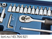 Комплект инструментов на белом фоне. Kit of tools for repair of technique. Стоковое фото, фотограф Татьяна Д / Фотобанк Лори