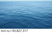 Azure Adriatic Mediterranean Sea travel. Blue water surface. Travel, boat trips, summer holidays, tourism Montenegro,. Calm bottomless sea. Travel beach holidays. Aqua ripples. Water background. Стоковое видео, видеограф Юлия Петровская / Фотобанк Лори