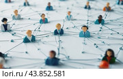 Animated background with people connected by the Internet network around the world. Стоковое AI-видео, аниматор Юрий Поздников / Фотобанк Лори