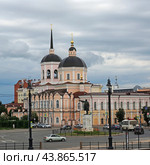 Город Томск. Богоявленский собор (2024 год). Редакционное фото, фотограф Цибаев Алексей / Фотобанк Лори