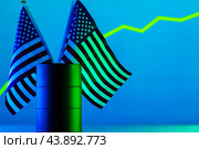 Price of american oil is changing concept. Black barrel with oil and graph. Стоковое фото, фотограф Сергей Толмачёв / Фотобанк Лори