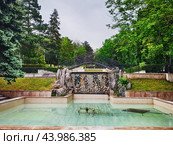 Cascade fountains, Lermontov street, Pyatigorsk, recreation area. Tourist area (2024 год). Стоковое фото, фотограф Оксана Медведева / Фотобанк Лори