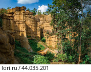 Majestic Phachor Grand Canyon in Mae Wang National Park, Chiang Mai, Thailand. Стоковое фото, фотограф Ольга Хорошунова / Фотобанк Лори