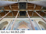 Bolo Haouz Mosque in Bukhara (2022 год). Стоковое фото, фотограф Юлия Белоусова / Фотобанк Лори