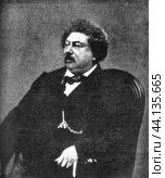 Alexandre Dumas, 1802 - 1870, French writer, playwright and journalist. Стоковое фото, фотограф Константин Тимофеев / Фотобанк Лори
