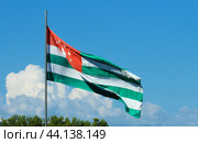 Abkhazian flag. Стоковое фото, фотограф Винокуров Александр / Фотобанк Лори
