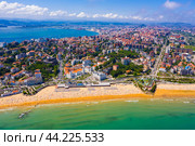 Aerial view of Santander, Spain. Стоковое фото, фотограф Яков Филимонов / Фотобанк Лори
