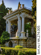 Gazebo. Pushkinskaya Street. Yalta. Crimea 2024. Стоковое фото, фотограф Анна Кривицкая / Фотобанк Лори