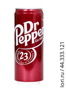 Dr Pepper (2024 год). Редакционное фото, фотограф Art Konovalov / Фотобанк Лори