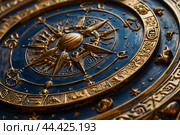 Ethereal Astral fiery astrological horoscope circle. Generate ai. Стоковое AI-изображение, AI-художник Иван Рябоконь / Фотобанк Лори