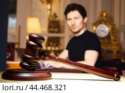 Syktyvkar, Komi Republic,Russia,September 1, 2024,Pavel Durov, court session,Blocking the Telegram messenger. Редакционное фото, фотограф Александр Поташев / Фотобанк Лори