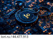Ключи доступа. Материнская плата. Концепция цифровой безопасности. Стоковое AI-изображение, AI-художник Щеголева Ольга / Фотобанк Лори
