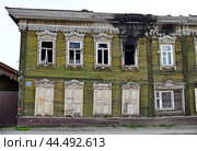 Город Иркутск. Доходный дом Фрумина. (постройка 1900 года). Улица Подгорная, дом 4 (2024 год). Стоковое фото, фотограф Александр Тараканов / Фотобанк Лори