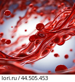 List the three main types of blood cells: red blood cells, white blood cells, and platelets. For each, describe its primary function in the body. Стоковое AI-изображение, AI-художник Ирина Старикова / Фотобанк Лори
