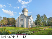 Church of St. Blasius. Veliky Novgorod, Russia (2019 год). Редакционное фото, фотограф Belikart / Фотобанк Лори