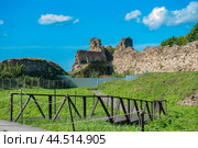 Ruins of Koporye fortress (2024) Стоковое фото, фотограф Анна Кривицкая / Фотобанк Лори