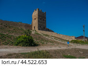 Genoese fortress in Feodosia (2022 год). Стоковое фото, фотограф Анна Кривицкая / Фотобанк Лори