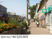 Уголок старой Вятки в историческом центре города Кирова (2013 год). Редакционное фото, фотограф Солодовникова Елена / Фотобанк Лори