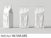 Cubic Blank milk package box. Generate Ai. Стоковое AI-изображение, AI-художник Иван Рябоконь / Фотобанк Лори