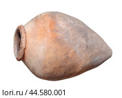 Древнегреческая амфора на белом фоне. Ancient greek amphora on white background. Стоковое фото, фотограф Татьяна Д / Фотобанк Лори