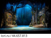 Detailed Theatrical stage backdrop. Generate ai. Стоковое AI-изображение, AI-художник Иван Рябоконь / Фотобанк Лори