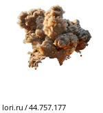 Explosive smoke cloud on transparent background. Стоковое AI-изображение, AI-художник Иван Рябоконь / Фотобанк Лори