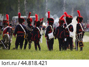 Россия. Бородино. Реконструкция Бородинской битвы 1812 года во время фестиваля "Стойкий оловянный солдатик" (2012 год). Стоковое фото, фотограф Ерохин Дмитрий Викторович / Фотобанк Лори