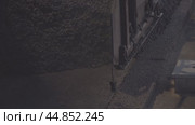 Asphalt laying, road mixture, road equipment, bitumen укладка асфальта, смесь для дороги, дорожная техника, битум. Стоковое видео, видеограф Опока Алексей / Фотобанк Лори