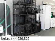 pattern metal storage modern wooden iron rack black cabinet mesh design equipment steel. Стоковое фото, фотограф ilya Lyubchenko / Фотобанк Лори