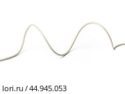 DVI wire isolated on white background. Стоковое фото, фотограф Сергей Толмачёв / Фотобанк Лори