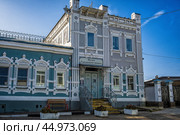 Главный дом усадьбы Тряпкина (Музей Городецкий пряник, Городец) (2023 год). Редакционное фото, фотограф Илья Старков / Фотобанк Лори