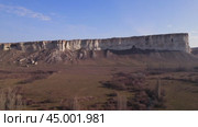 Россия, Крым, белая скала (Ак-Кая) (2021 год). Редакционное видео, видеограф Максим Бойков / Фотобанк Лори