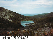 Каракольские озера, ​Чемальский район, Республика Алтай. Стоковое фото, фотограф Анастасия Вишленкова / Фотобанк Лори