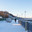 Empty sea promenade in winter. One person on the sea promenade in winter. (2024 год). Редакционное фото, фотограф Zima Nadezhda / Фотобанк Лори
