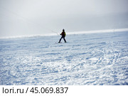 Training of athletes in kiting on a winter sunny day on Lake Onega,Petrozavodsk (2021 год). Редакционное фото, фотограф Анна Кривицкая / Фотобанк Лори