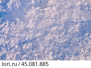 Background of winter ice and snow texture. Ice covered by frost naturl background. Стоковое фото, фотограф Сергей Пристяжнюк (Serg Zastavkin) / Фотобанк Лори