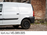 KRASNOYARSK, RUSSIA - September 10, 2024: White Lada Largus. Редакционное фото, фотограф Плотников Дмитрий / Фотобанк Лори