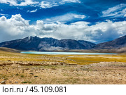 Himalayan lake Kyagar Tso, Ladakh, India (2011 год). Стоковое фото, фотограф Дмитрий Рухленко / Фотобанк Лори