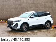 Chery Tiggo 7 Pro Max. Редакционное фото, фотограф Art Konovalov / Фотобанк Лори