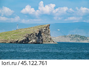 Пролив Ольхонские ворота. Озеро Байкал. Малое море. Стоковое фото, фотограф Александр Тараканов / Фотобанк Лори