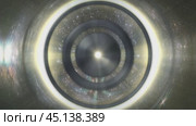 Abstract structure rotating in space with light beams. Стоковое видео, видеограф Данил Руденко / Фотобанк Лори