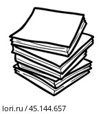 A stack of books with the top one being the thickest. Стоковое AI-изображение, AI-художник KATERINA AI / Фотобанк Лори