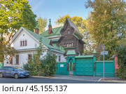 Дом-музей художника В.М.Васнецова. Переулок Васнецова 13. Москва. Редакционное фото, фотограф Владимир Чинин / Фотобанк Лори