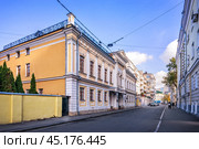 Московская Центральная церковь евангельских христиан баптистов, Малый Трёхсвятительский переулок, Москва. Стоковое фото, фотограф Baturina Yuliya / Фотобанк Лори