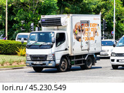 Mitsubishi Fuso Canter. Редакционное фото, фотограф Art Konovalov / Фотобанк Лори